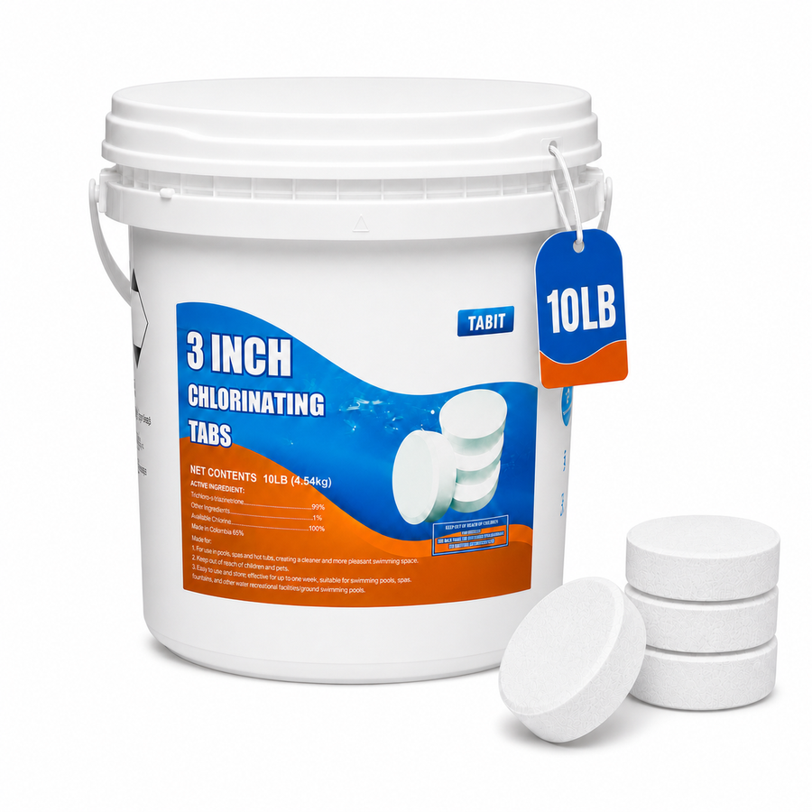 3-Inch Chlorine Tablets for Pools- 10 lbs